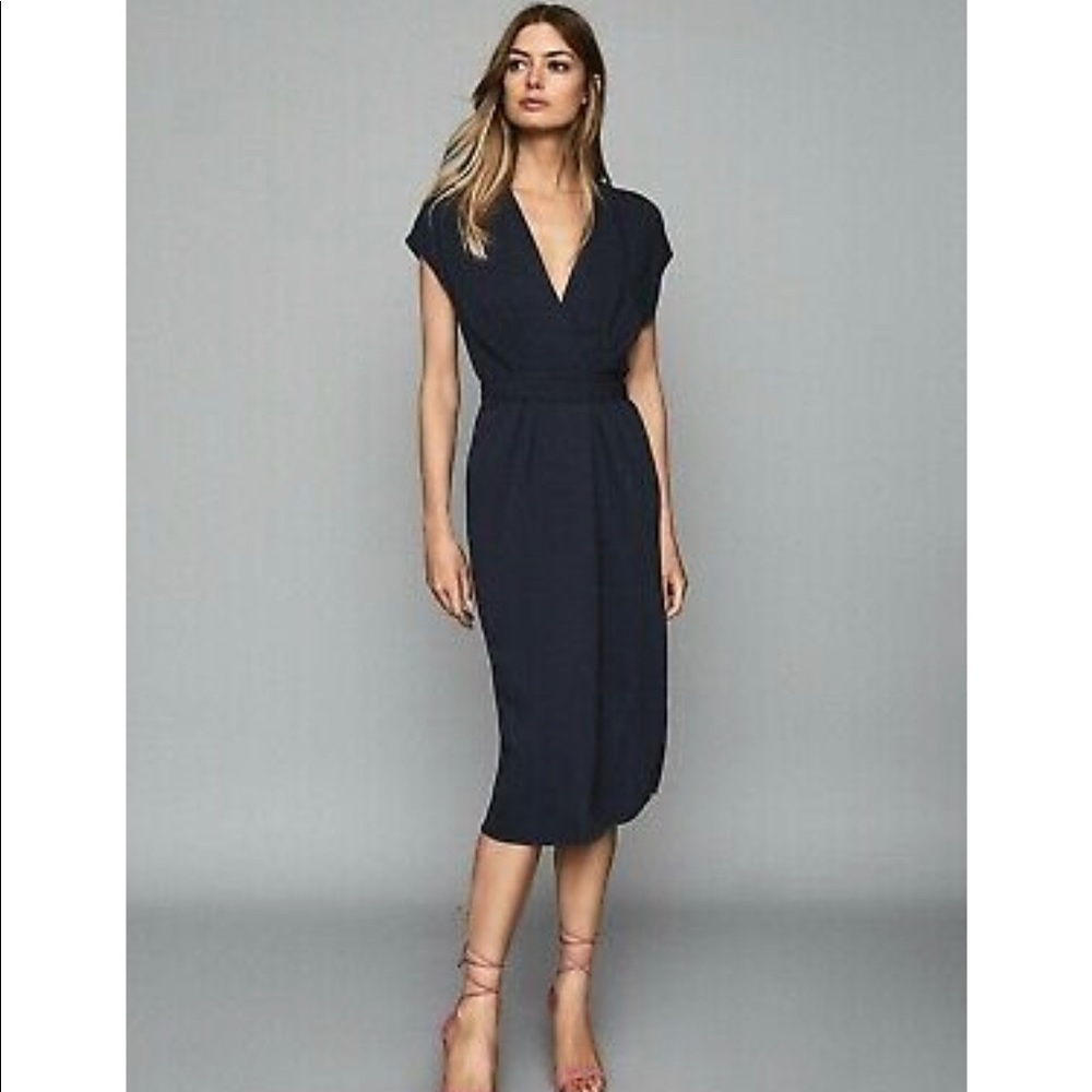 Reiss Maxime Wrap Dress